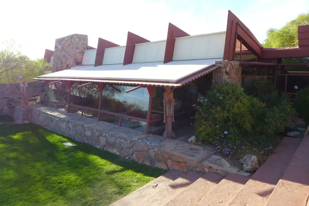 Frank Lloyd Wright's Taliesin West in Scottsdale, Arizona. Credit: Jim Steinfeldt / Michael Ochs Archives / Getty Images