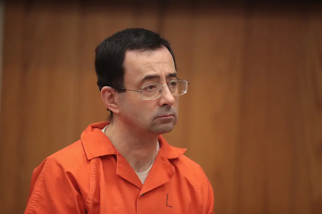 Larry Nassar is currently serving up to 175 years in prison for sexual assault. Credit: Scott Olson/Getty Images.
