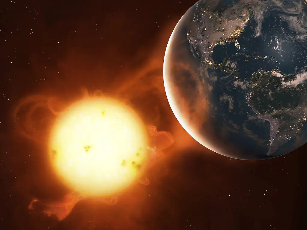 A massive solar storm could plunge vast amounts of the US into darkness. Credit: Science Photo Library/Getty Images