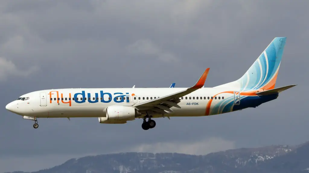 FlyDubai flight FZ1073 was traveling from Dubai International Airport to Ben Gurion International Airport in Tel Aviv. Credit: SOPA Images / Getty 