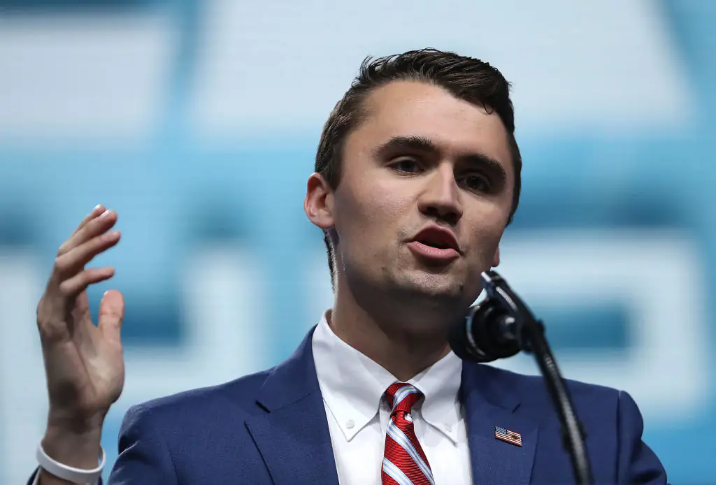 Charlie Kirk was assassinated at Utah Valley University on September 10, 2025. Credit: Justin Sullivan / Getty