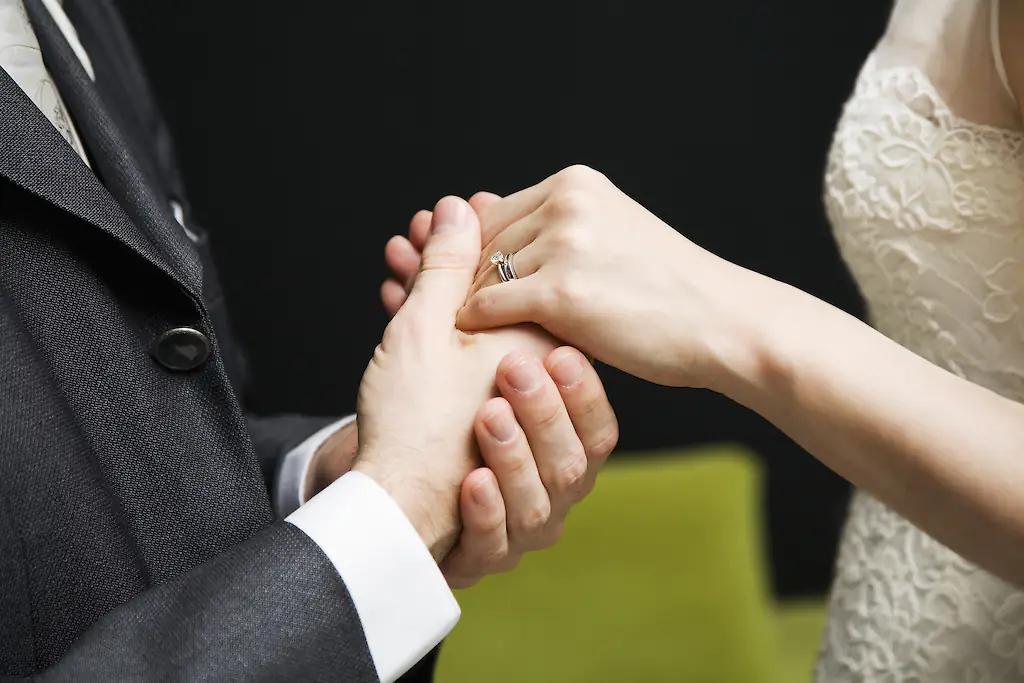 The couple did not seem phased by the negative comments. Credit: Kohei Hara / Getty Images