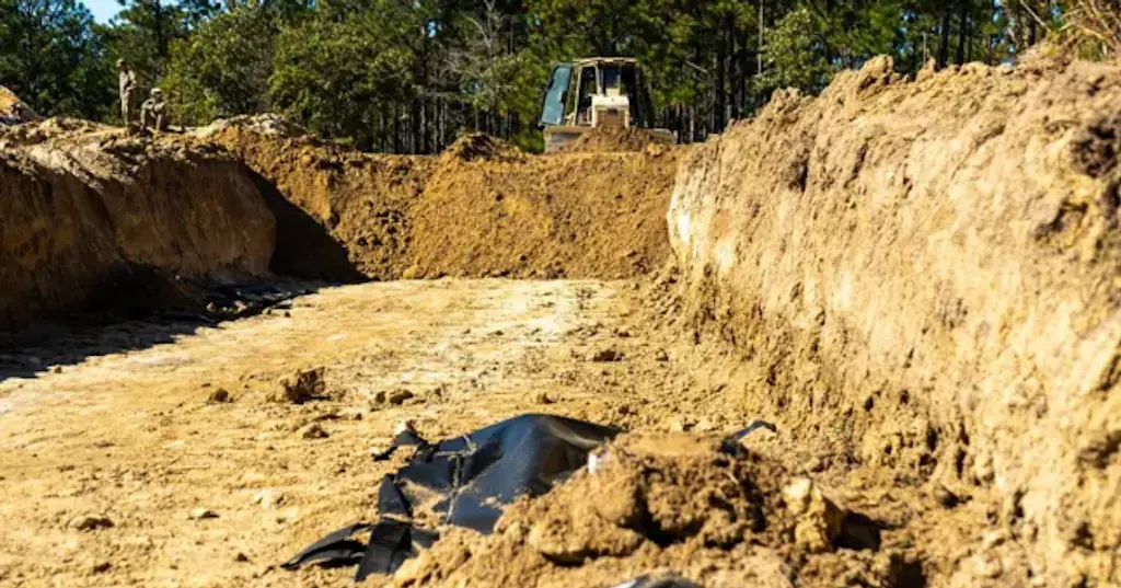 The US Army has been practicing digging mass graves. Credit: Army Times