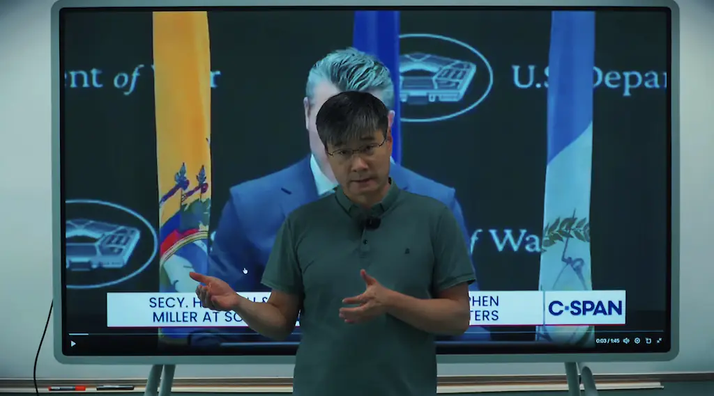 China Nostradamus has given his say on what could happen next year. Credit: Professor Jiang/Predictive History/YouTube