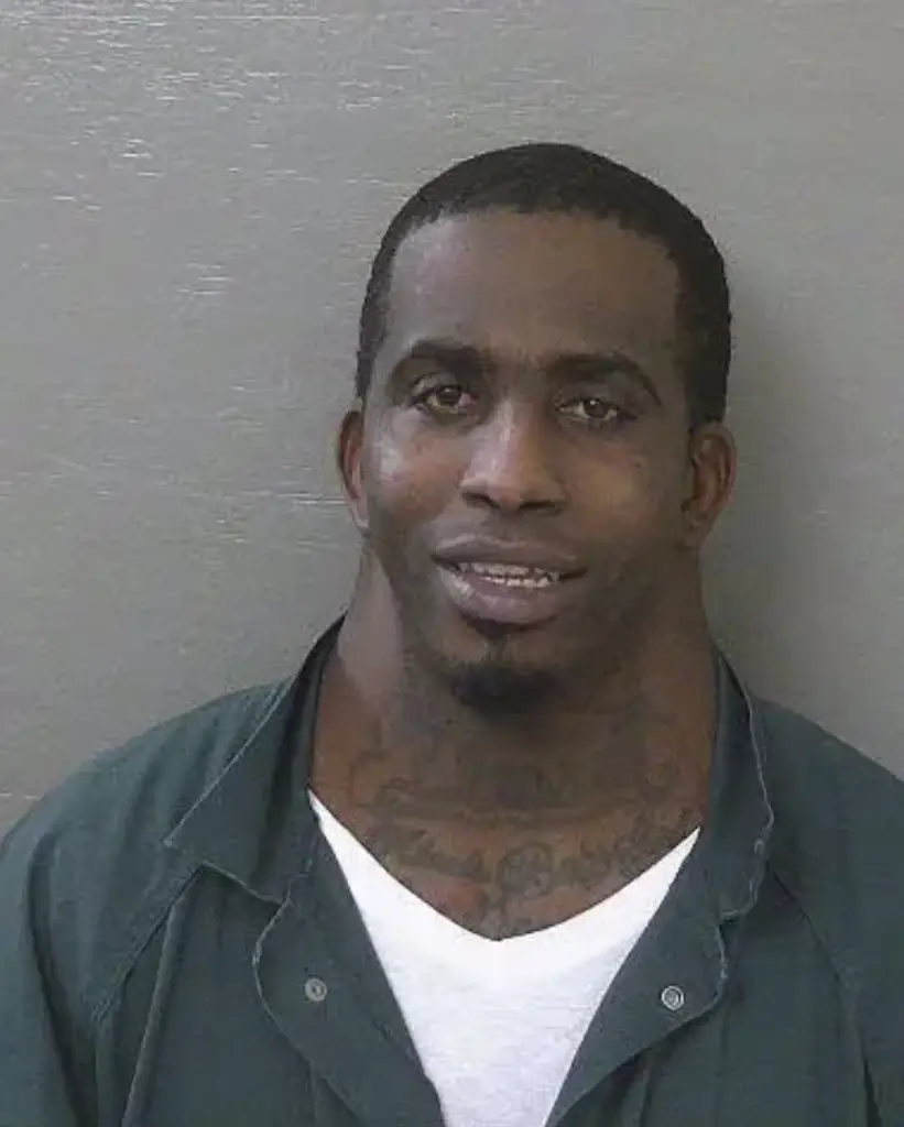 Charles Dion McDowell went viral for this mugshot back in 2018. Credit: Escambia County Sheriff's Office
