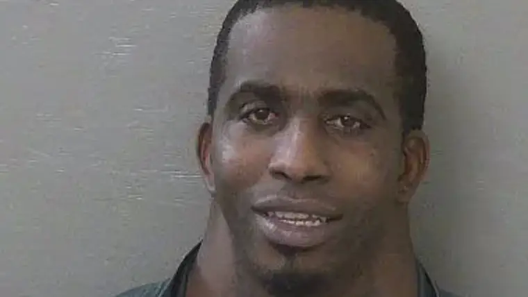 Charles Dion McDowell went viral for this mugshot back in 2018. Credit: Escambia County Sheriff's Office