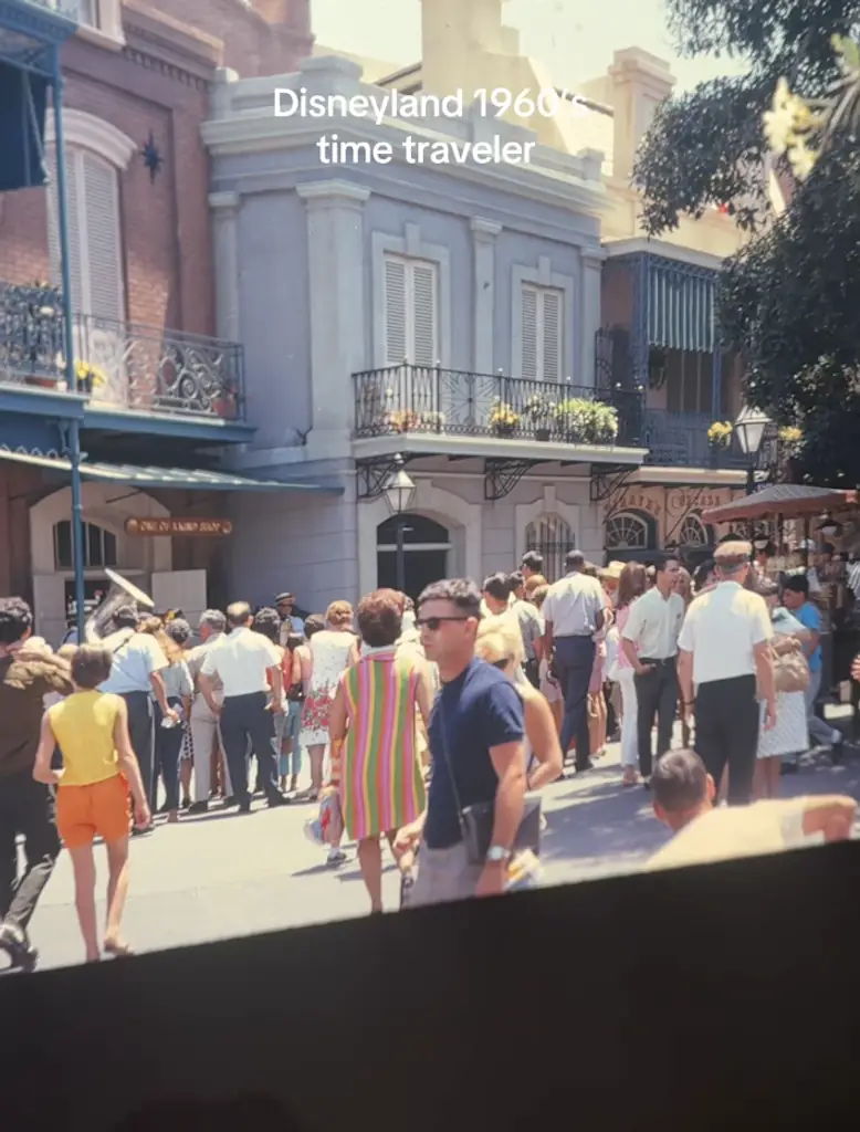A TikTok content creator claims she has found a time traveler among her grandfather's old snaps. Credit: TikTok/@cricketbbyweave