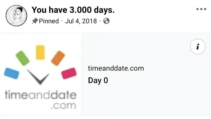 The mysterious page will reveal what it's actually about, later today. Credit: Facebook
