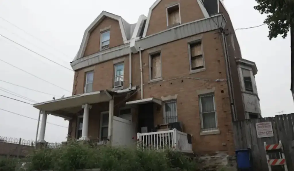 The Philadelphia house from the outside. Credit: NBC 10