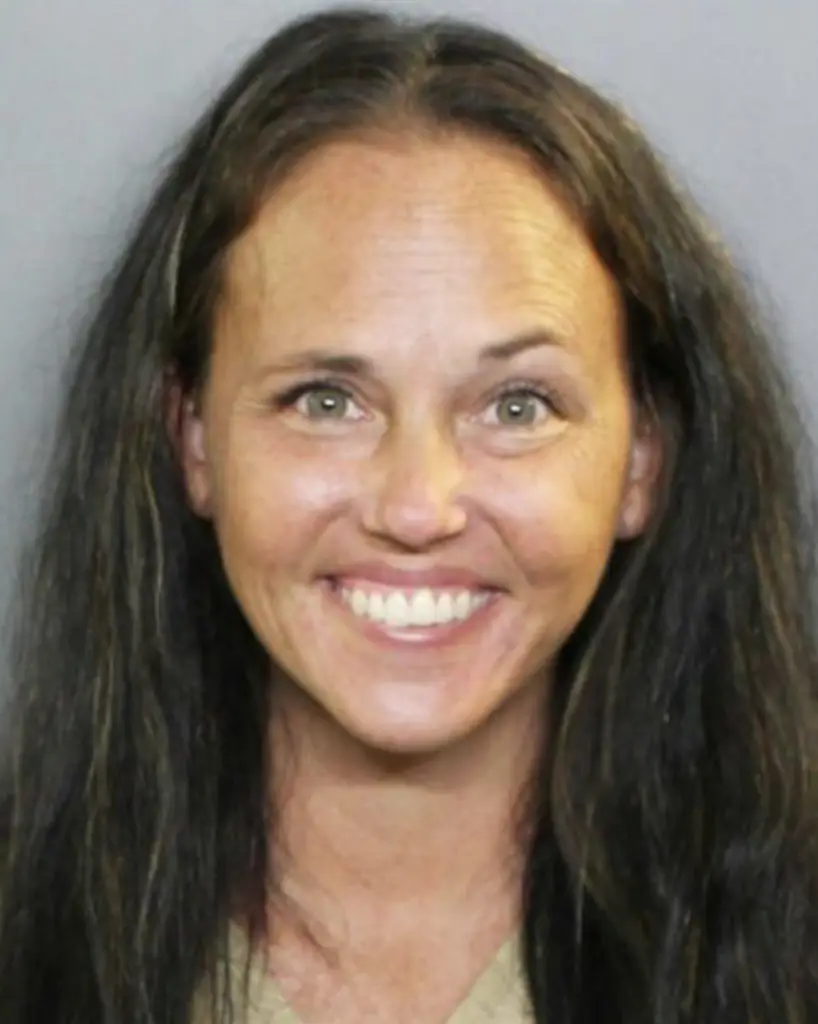 A woman who was arrested for allegedly having sex with her dog, had posted cryptic messages on social media. Credit: Charlotte County Sheriff's Office
