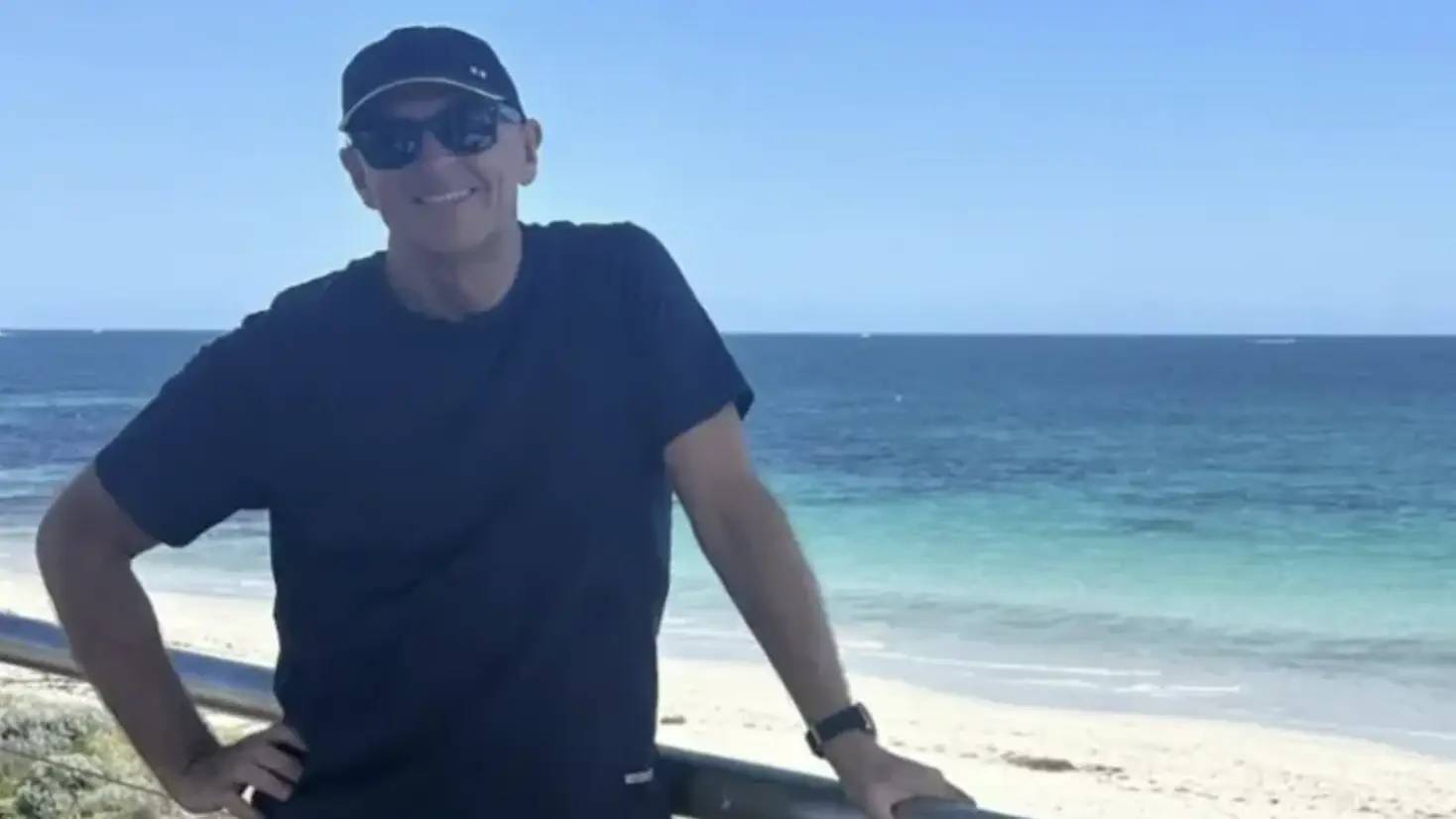 The devoted grandfather to-be lost his life in a shark attack in Sorrento earlier this week. Credit: O'Neill family
