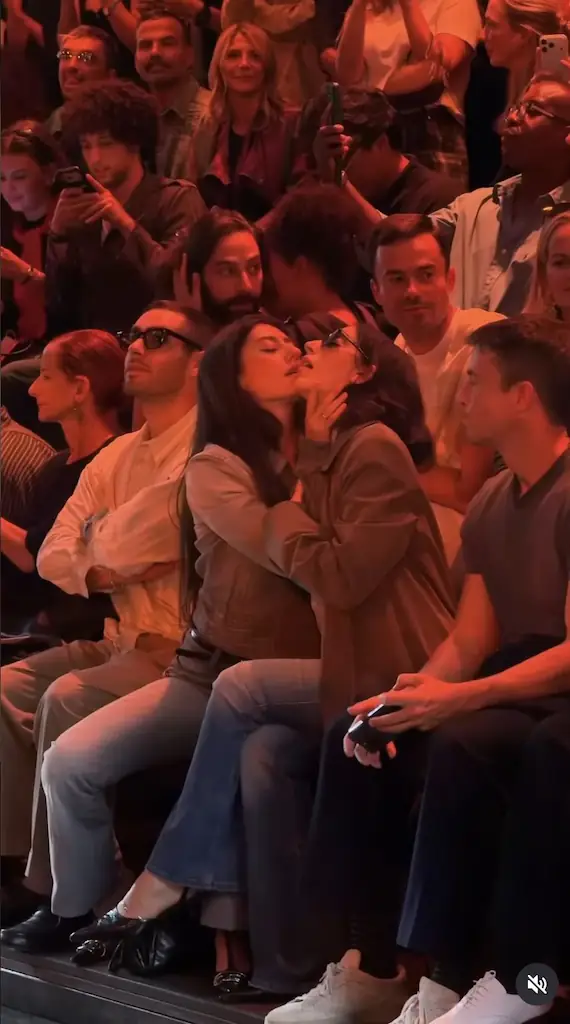 The Diesel show 'descended into an orgy'. Credit: Instagram/lucamornet