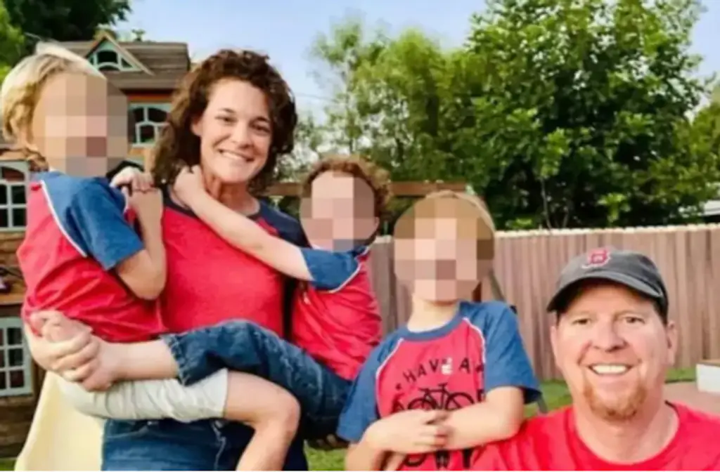 Thomas and Michelle Gigler have three young children. Credit: Facebook / Michelle Gigler