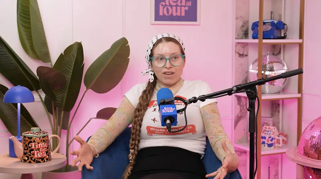 Jessie Cave opened up about her decision to join OnlyFans. Credit: Tea At Four/Four Nine