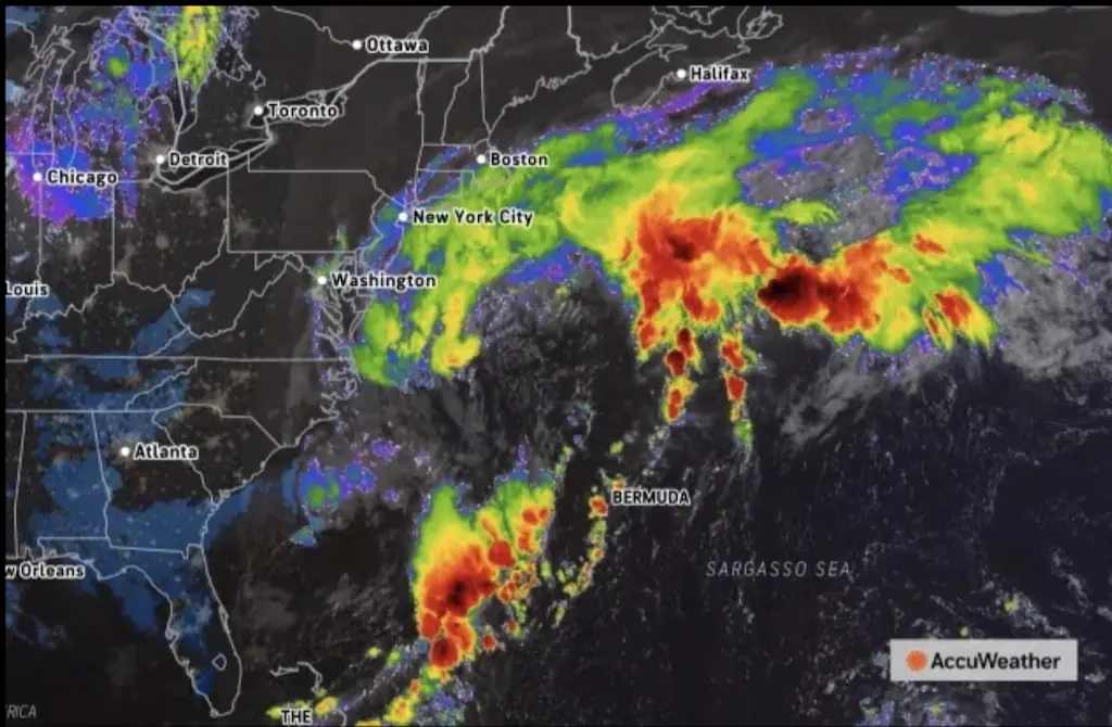The powerful storm is expected to cut off power. Credit: Accuweather