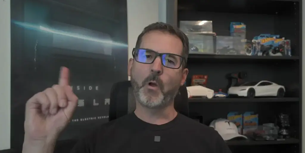 The expert has broken down the cost of Tesla ownership. Credit: Accelerating Tech / YouTube