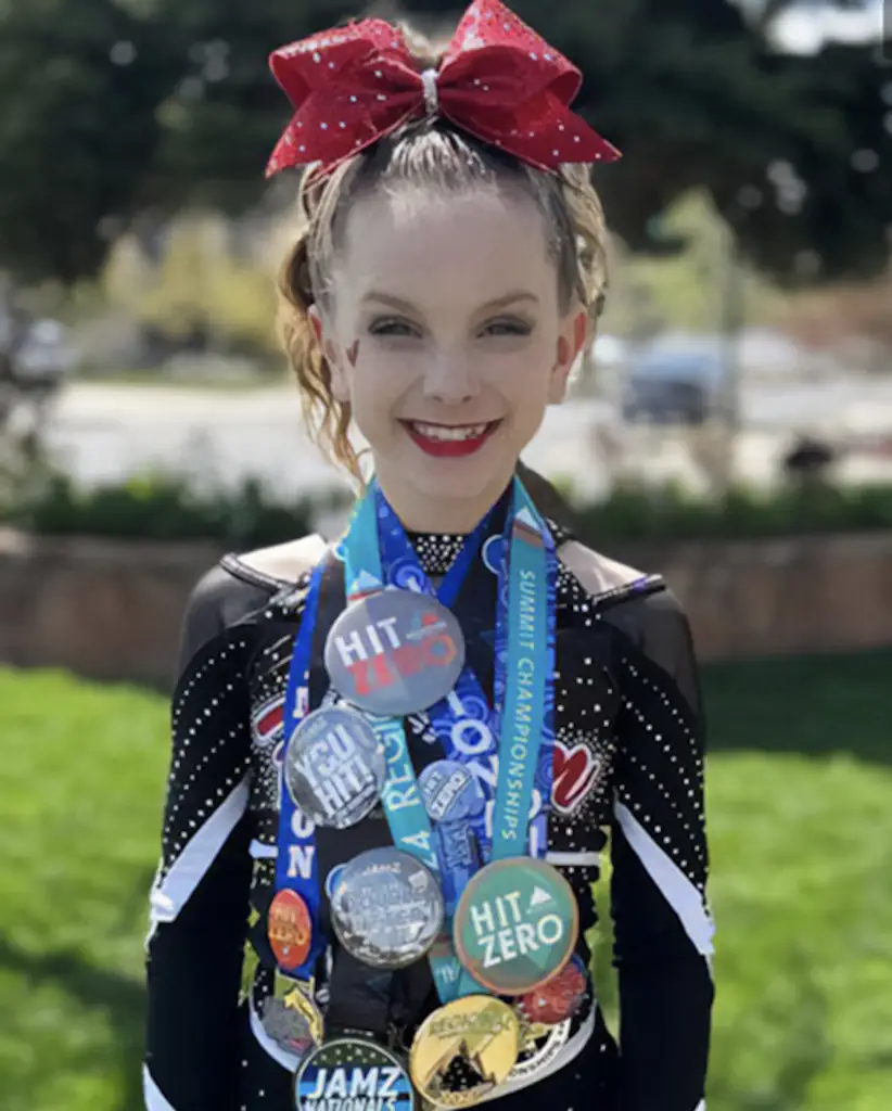 Addi was preparing to compete in a cheer competition when she was killed. Credit: Facebook / Tawnia McGeehan