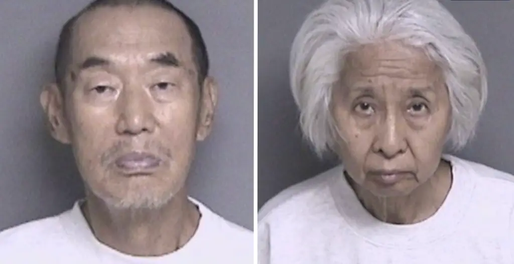 Police arrested his elderly in-laws, Shouyong Zhang and Shili Chen, both 77, near the scene of the shooting. Credit: Dublin Police