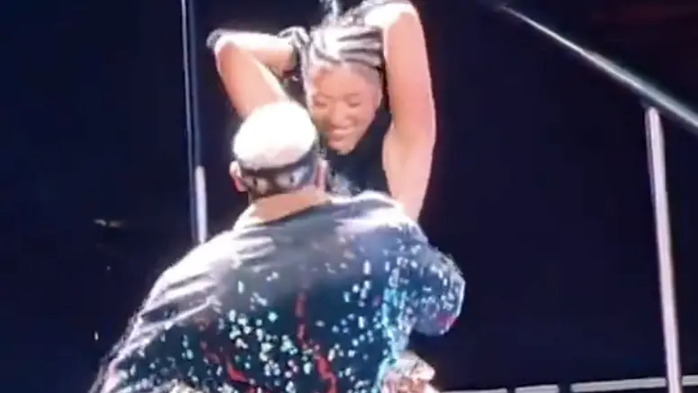 Chris Brown has made headlines for yet another NSFW performance. Credit: X