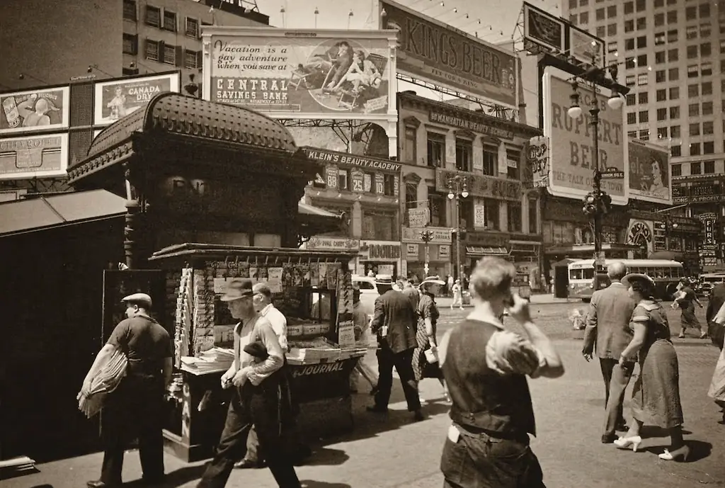 People believe that this man, from 1936, could have been on the phone. Credit: Brooklyn Museum Collection