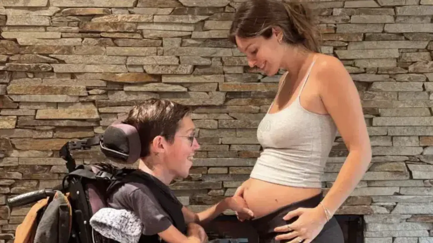 The interabled couple shared why they kept their pregnancy a secret for so long. Credit: YouTube/Squirmy and Grubs