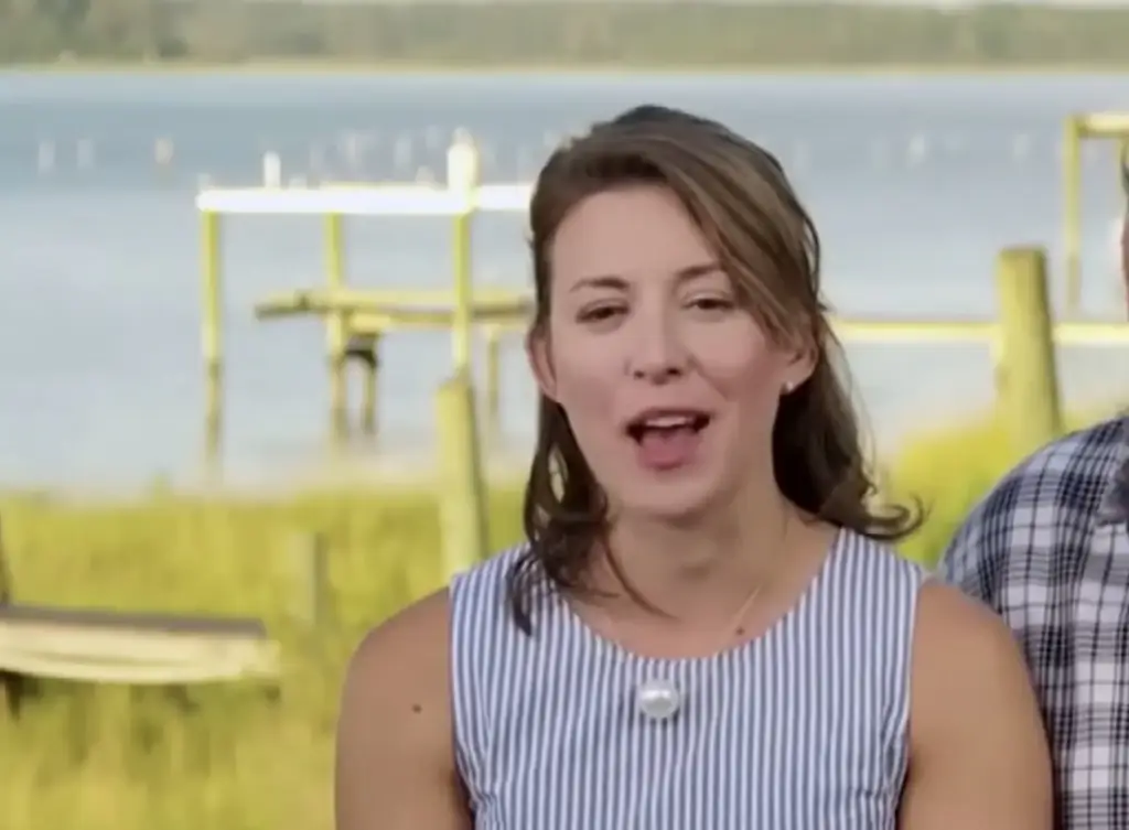 An appearance on a property show may have saved Nicole McGuinness' life after the doctor spotted the lump in her neck. Credit: Inside Edition/YouTube/HDTV