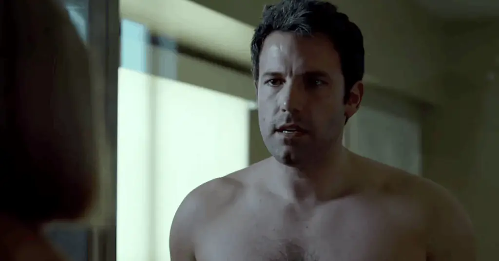 Affleck's shower scene in the 2014 flick is still a major talking point among fans. Credit: 20th Century Fox
