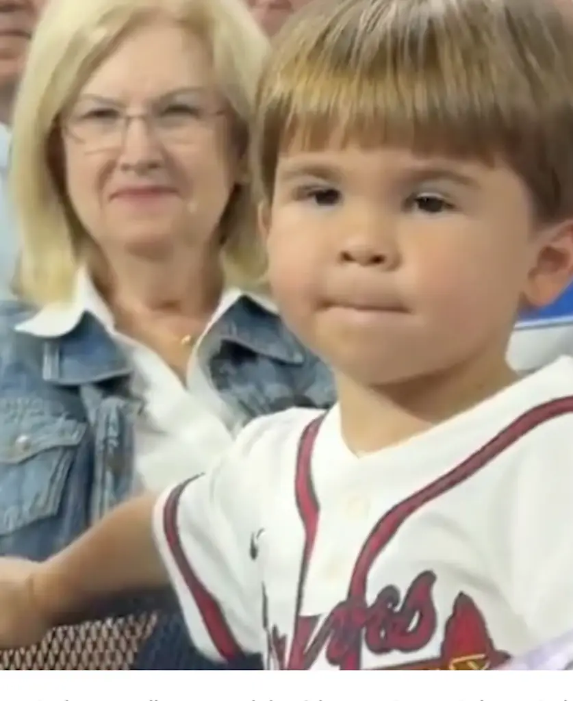 The tiny Dodgers fan looked disappointed in the video. Credit: TikTok/@the_hammyshow