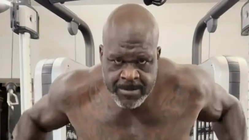 Shaquille O'Neal is clearly looking after himself. Credit: TikTok