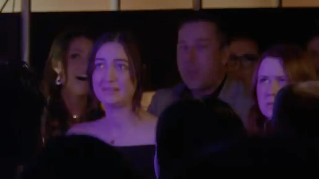 The female audience members were less than impressed with the comedian's jokes. Credit: X/@BenBankas