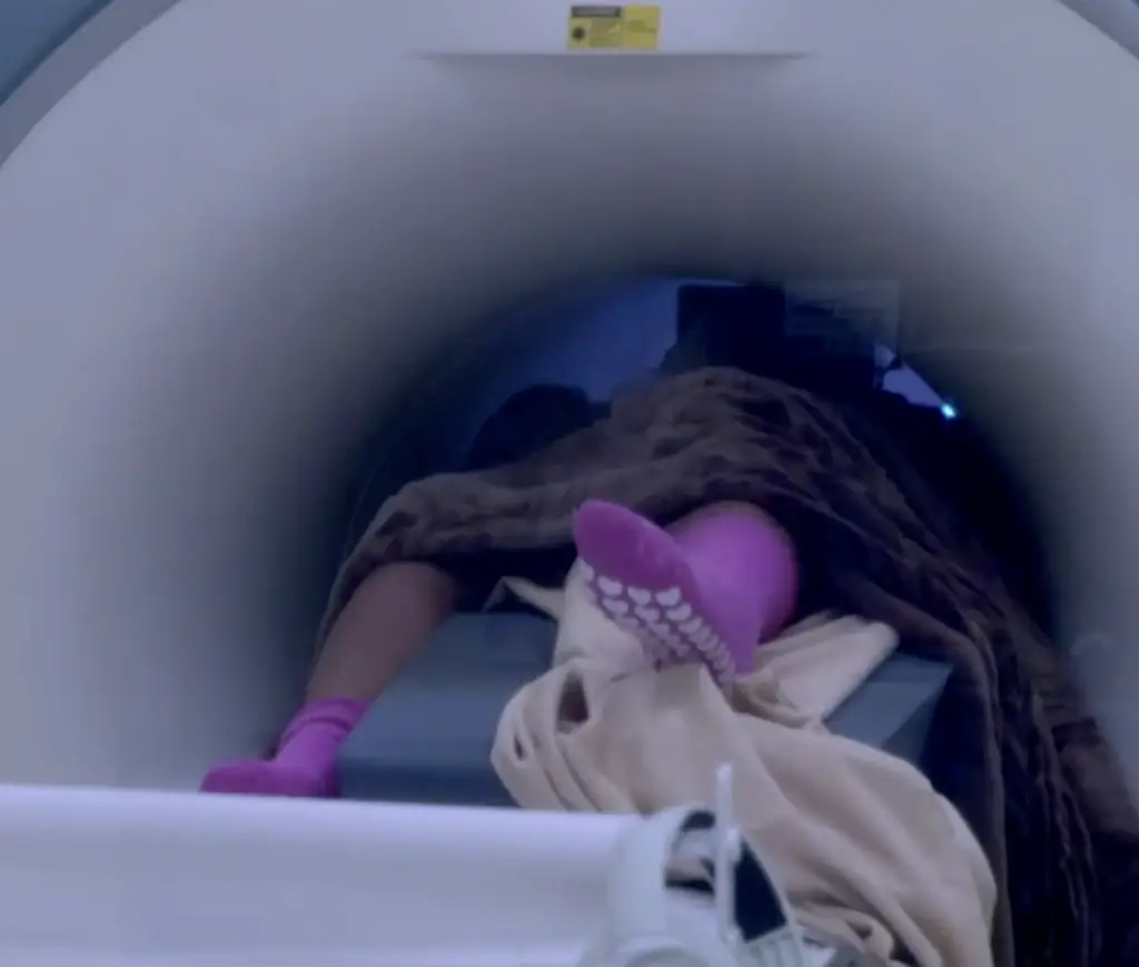 Jeanette was filmed having an orgasm inside an MRI scanner. Credit: Channel 4