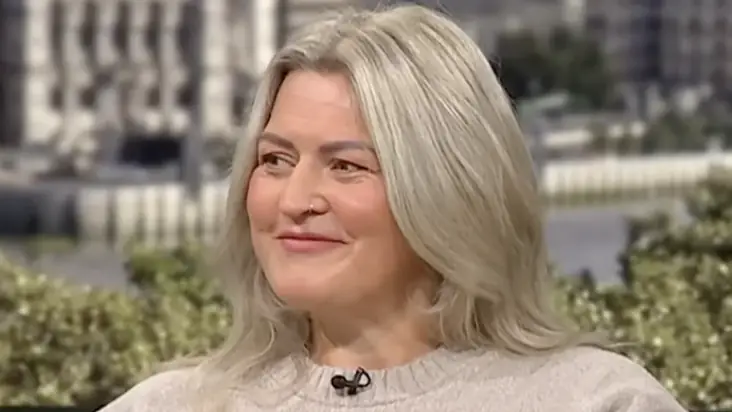 Sammy Evans discovered she was pregnant hours before going into labor. Credit: ITV/This Morning 