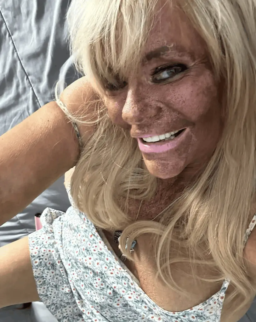 Patricia Krentcil has claimed she was stopped by ICE agents because of her tanned skin. Credit: realtanmom / Instagram
