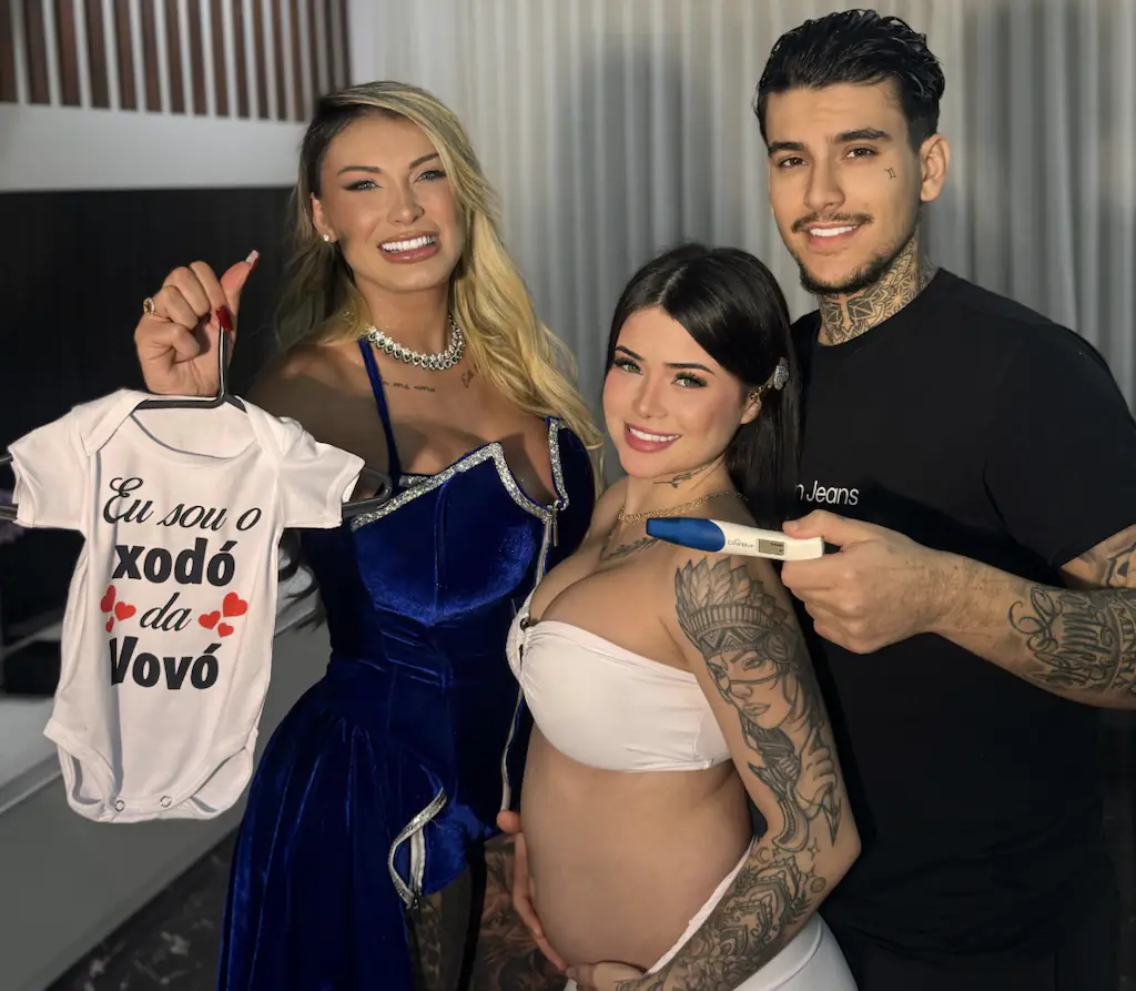 Arthur is best known for filming his mother, Andressa Urach, while she makes OnlyFans content. Credit: Instagram/@aandressaurach