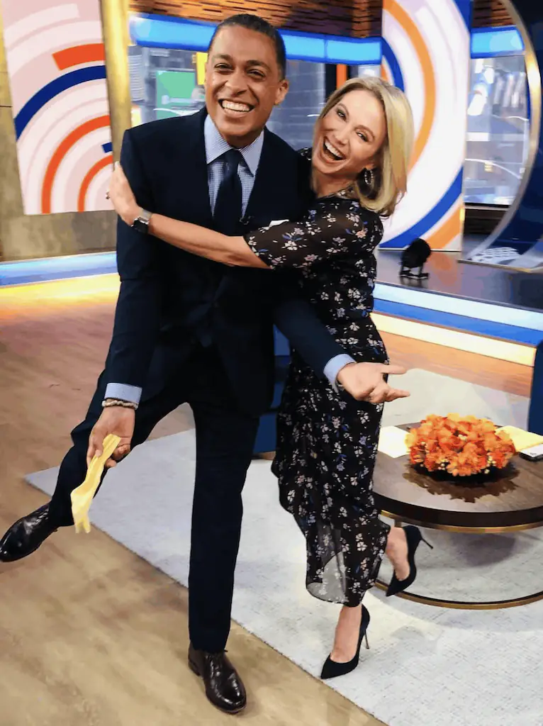The news co-hosts' exes got together years after them. Credit: Instagram