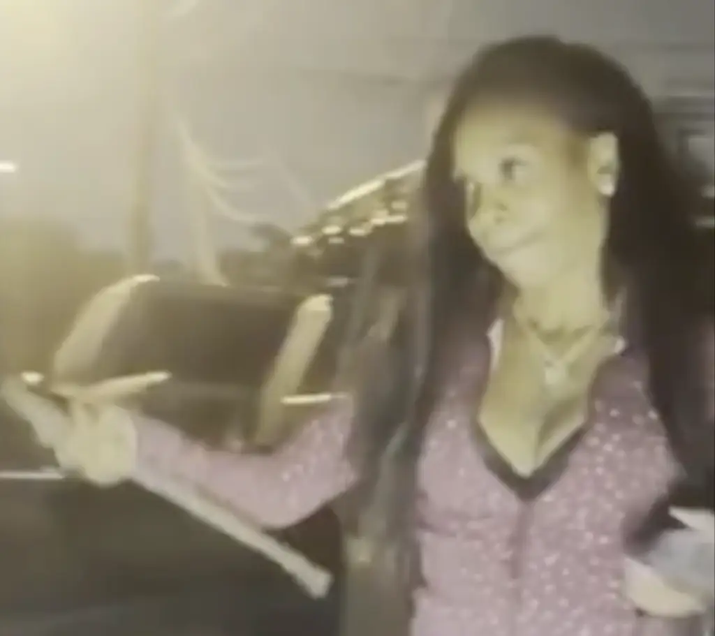 The woman who allegedly attacked Samantha Baez-Vargas with a crowbar and bit her multiple times has reportedly been identified by police. Credit: Samantha Baez-Vargas