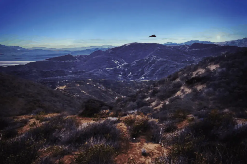 The Pentagon has released a computer-generated of a reported UFO sighting. Credit: The Pentagon