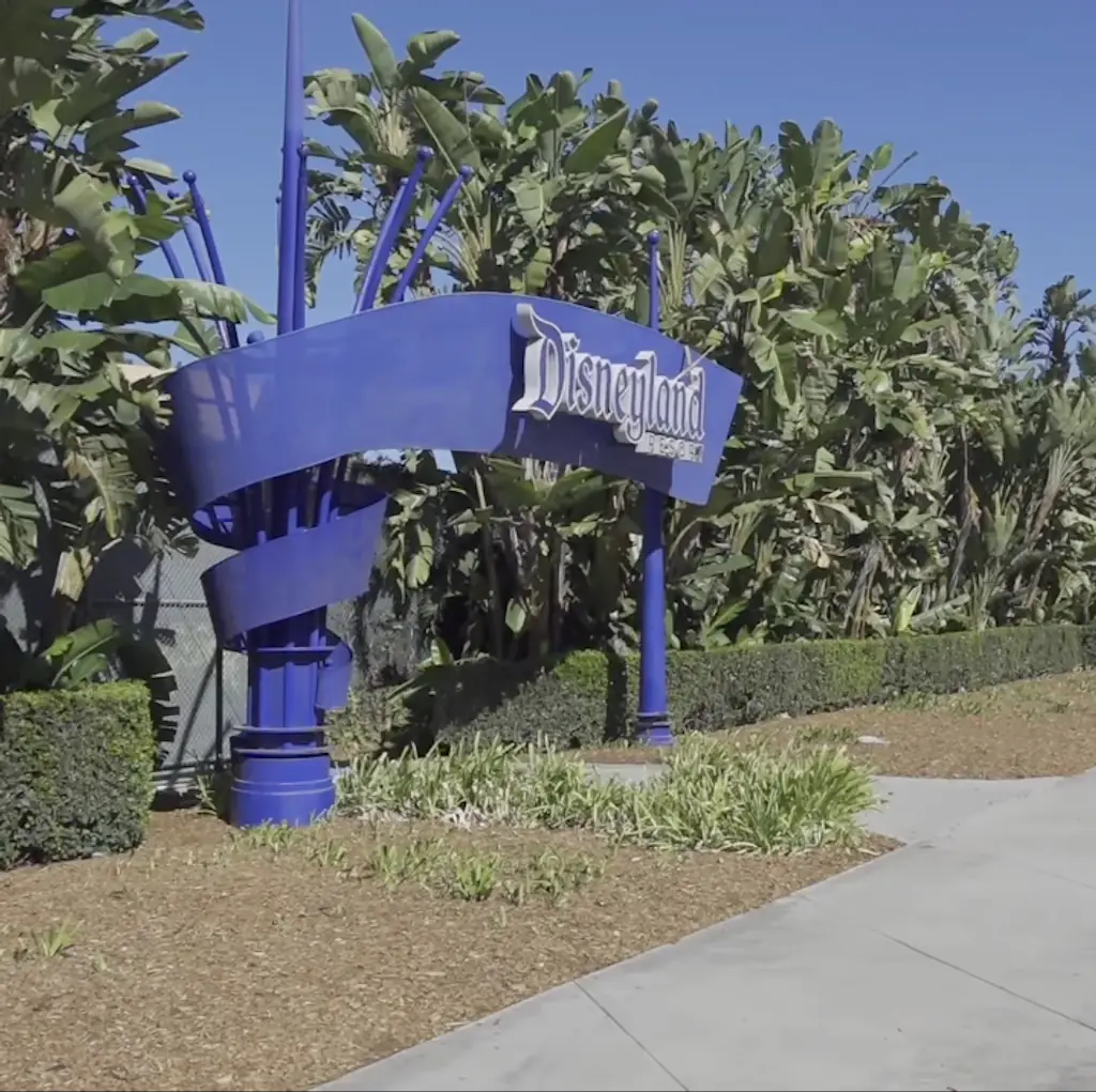 Anaheim Police Department officers respond to a reported person down at a Disneyland Resort on Oct. 25, 2026. Credit: Onscene.tv / Instagram