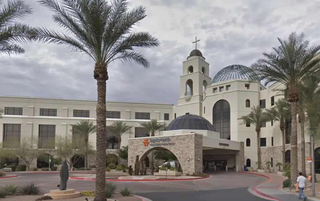 Vincent Fiordilino was declared dead and later found breathing in the morgue at Mercy Gilbert Medical Center. Credit: Google Maps