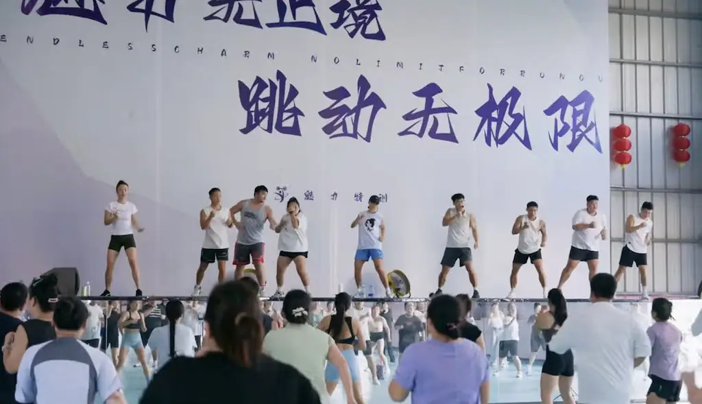 China's weight loss camps include very high intensity training. Credit:  YouTube / Browney