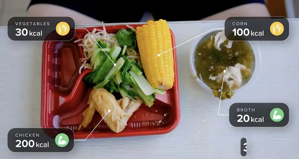 Each meal was around 320 calories. Credit: YouTube / Browney
