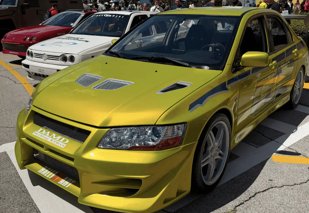 Paul Walker's Brian Spilner drove the iconic Mitsubishi in 2 Fast 2 Furious. Credit: Instagram/@fastandfuriousintegra