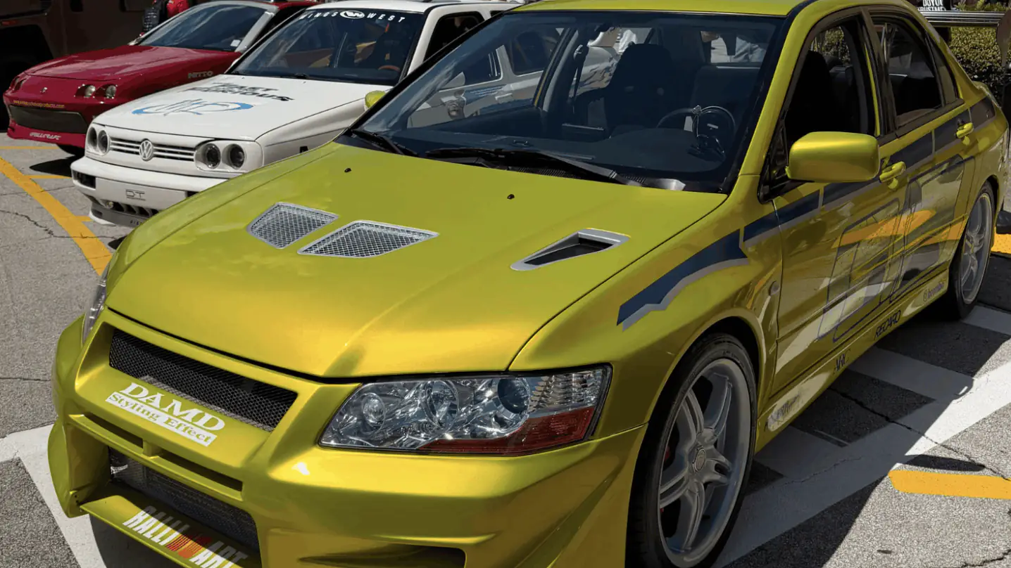 Paul Walker's Brian Spilner drove the iconic Mitsubishi in 2 Fast 2 Furious. Credit: Instagram/@fastandfuriousintegra