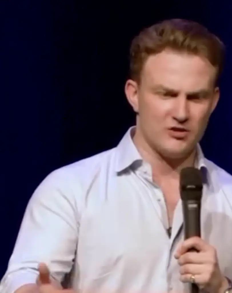 Houghtn is a successful stand up comedian. Credit: honourabletom / instagram