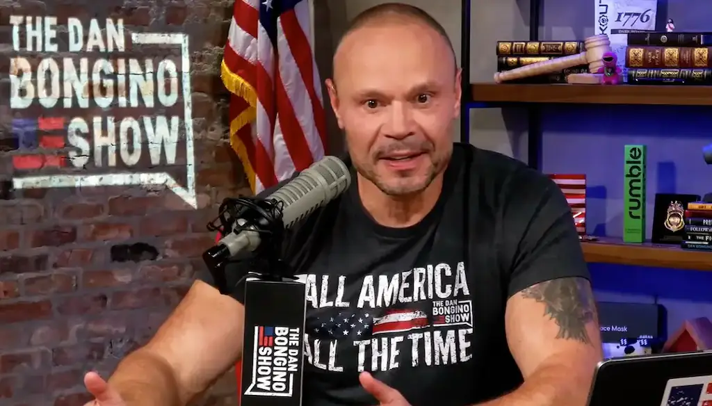 Dan Bongino issued the shocking warning on his show. Credit: YouTube/Dan Bongino