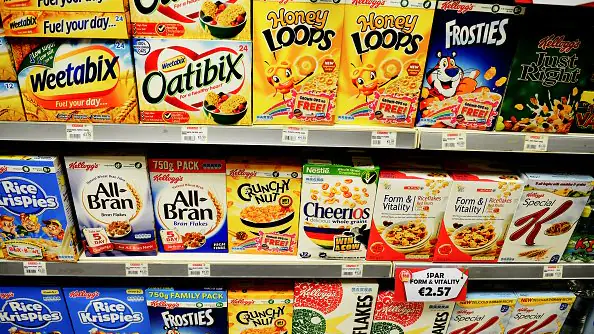 Cereals Highly Processed