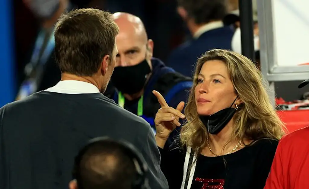 Gisele asked Tom to retire after a major win. Credit: Mike Ehrmann/Getty Images