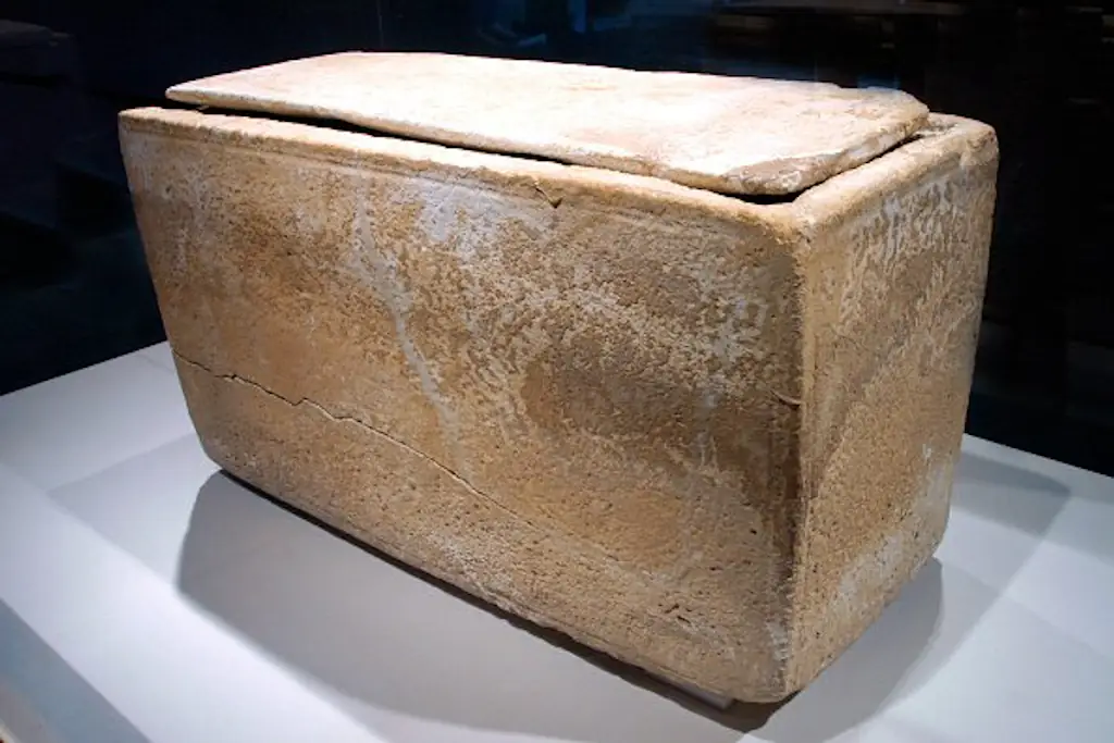 The James Ossuary is said to be 2,000 years old. Credit: Drew Cunningham/Getty Images