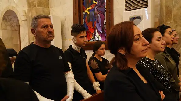 Funeral for Qaraqosh Fire Victims