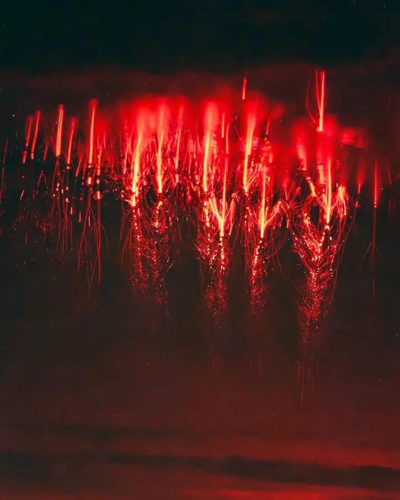 Red sprites are a rare phenomenon. Credit: Florian Riou/Instagram